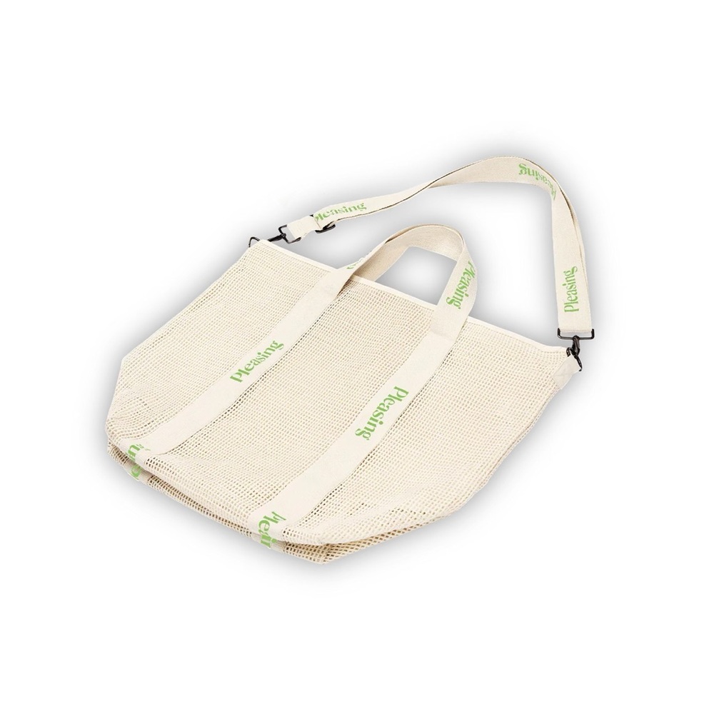 Harry Styles Pleasing beach bag green